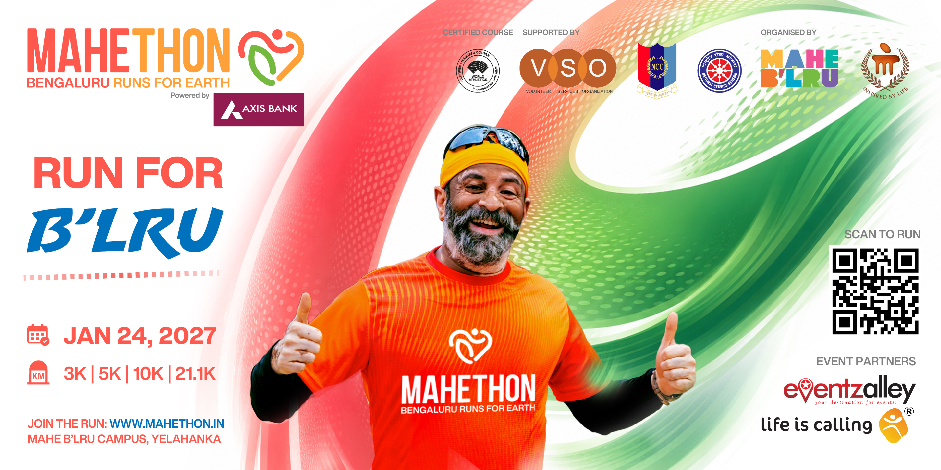 MAHETHON Bengaluru Runs For Earth 2027 (open for all) banner